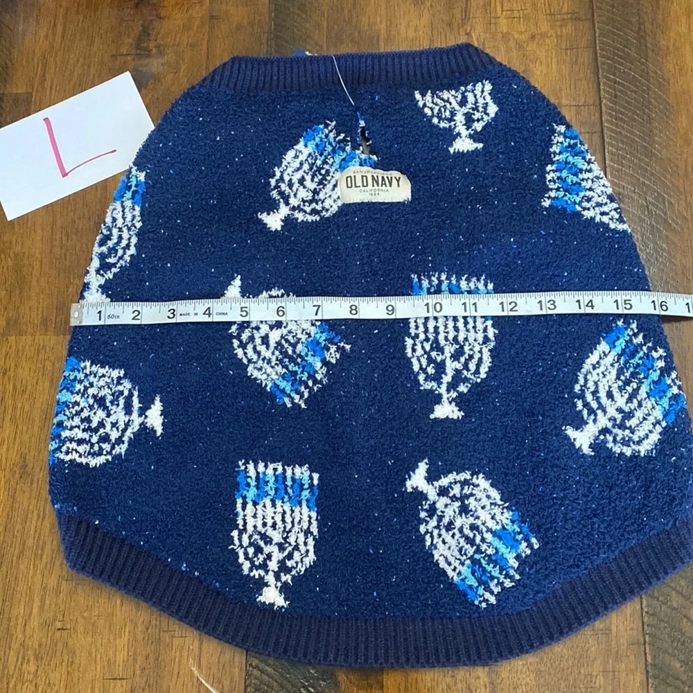 Cozy-Knit Patterned Sweater for Pets
